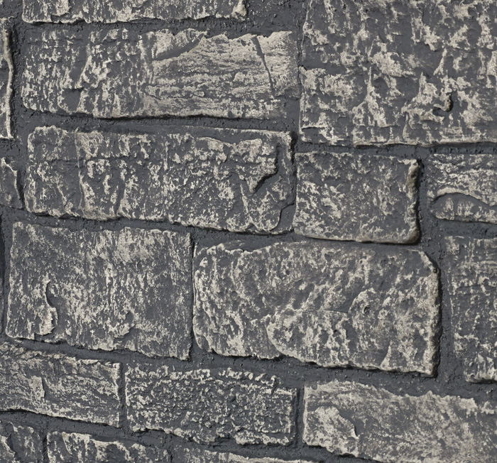 Stone Wall - Light Gray